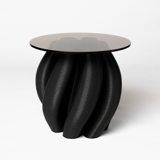 Water Lily Side Table Black